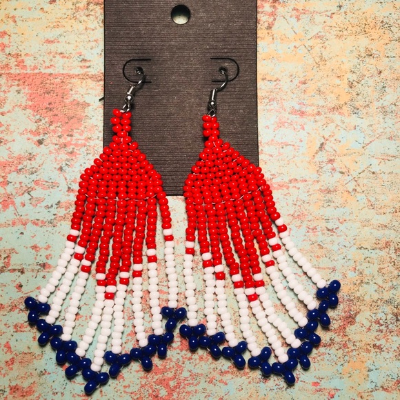 4th of July earrings - Picture 1 of 1